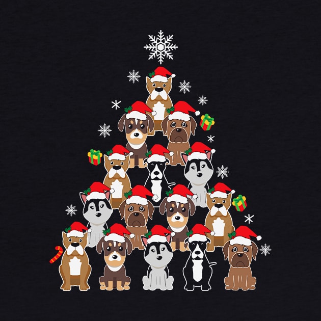 Dog Santa Christmas Tree Xmas Dog Gifts For Dog Lovers by saugiohoc994